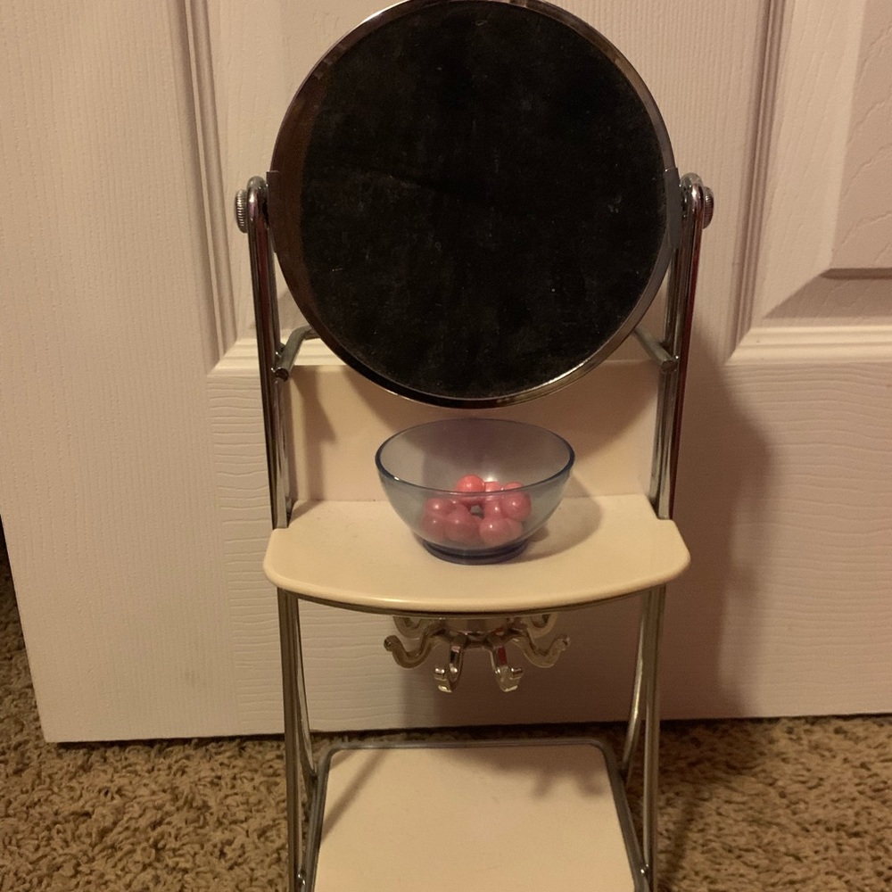 american girl doll mirror vanity